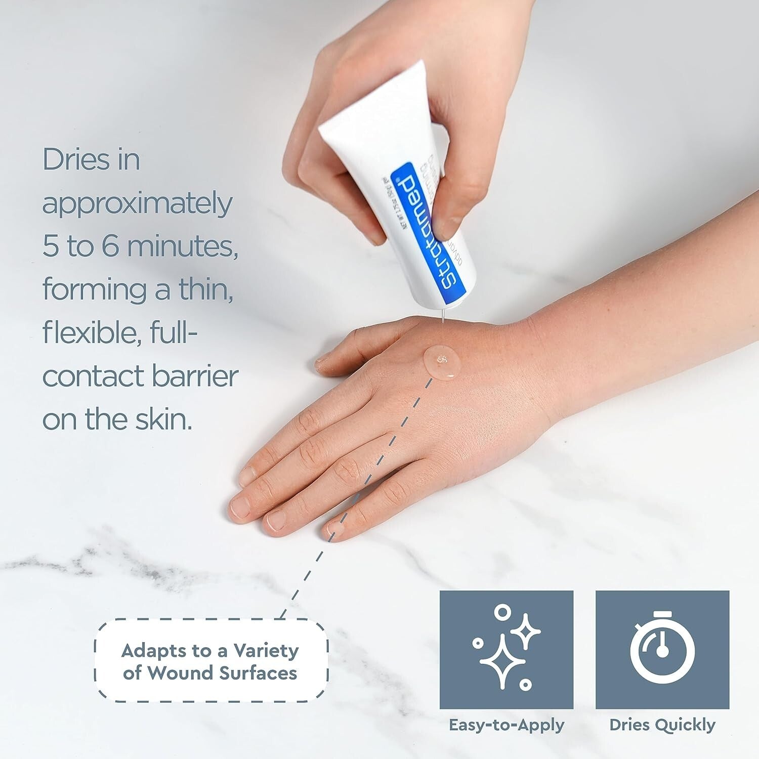 Flexible Transparent Wound Dressing - 5g for Faster Healing & Reduced Scarring
