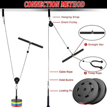 Load image into Gallery viewer, Versatile LAT Pulley System for Home Gym - Compact Strength Training Equipment