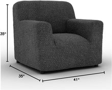 Load image into Gallery viewer, Soft Polyester Armchair Slipcover - One-Piece Stretch Fit for Modern Living