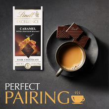 Load image into Gallery viewer, Gourmet Sea Salt Caramel Dark Chocolate Bars - 3.5 oz Each, 12 Pack for Sharing
