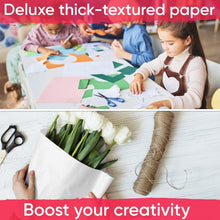 Load image into Gallery viewer, 36" x 1200" White Kraft Paper Roll - Non-Toxic &amp; Durable for Creative Projects