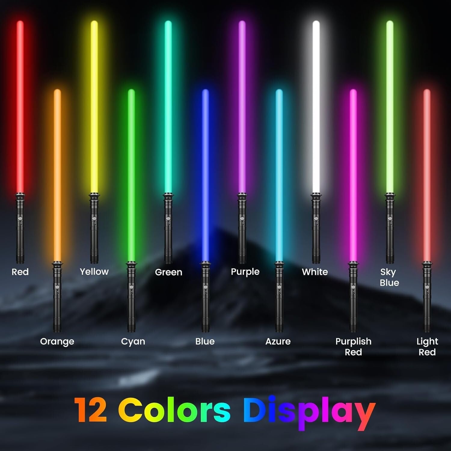 Aviation Aluminum RGB Lightsaber with Sound Effects - Perfect for Kids & Teens