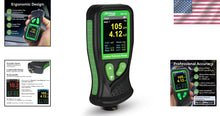 Load image into Gallery viewer, Digital Coating Thickness Gauge - Precision Paint Depth Meter with USB Recharge