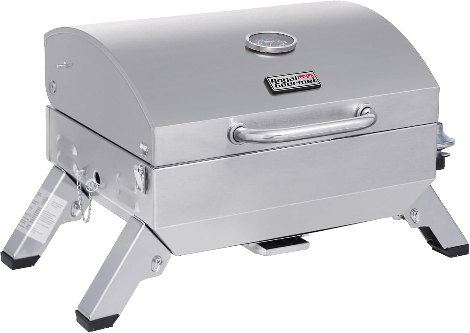 10000 BTU Stainless Steel Portable Grill - Ideal for Camping & Tailgating