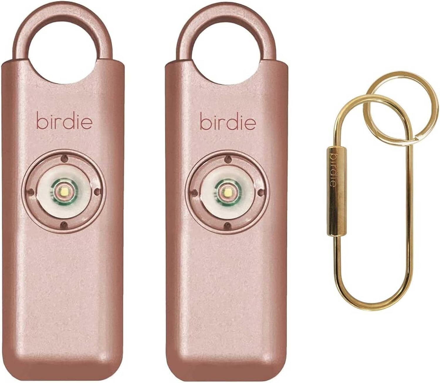 Modern Women’s Personal Safety Alarm - 130 dB, Keychain & Strobe Light, 2-Pack