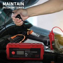 Load image into Gallery viewer, Sailnovo 4A Smart 6V/12V Battery Charger Maintainer - Fully Automatic 8-Stage