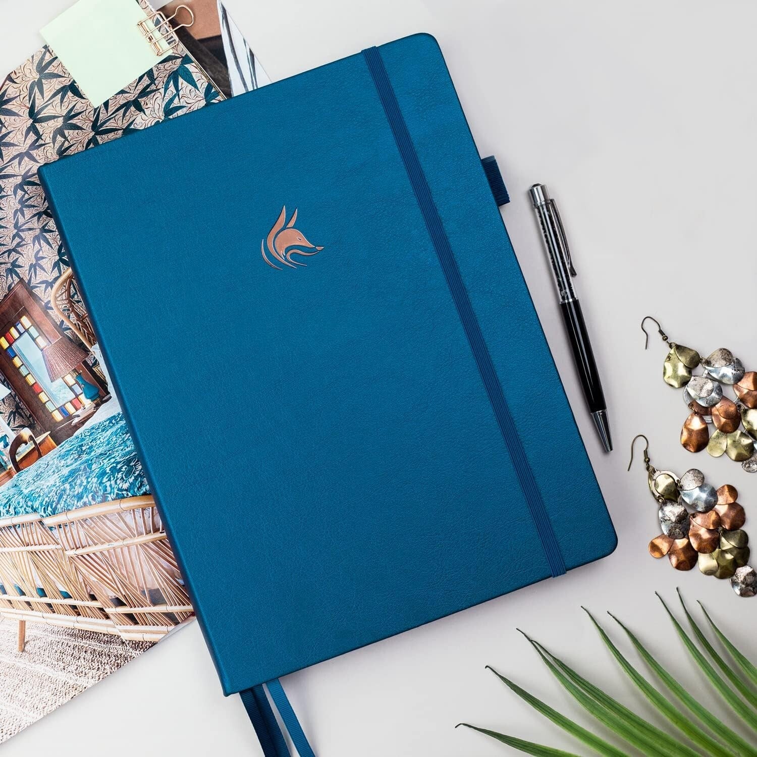 Luxurious A4 Mystic Blue Planner Pro: Undated Weekly, Monthly & Budget Organizer