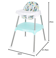 Load image into Gallery viewer, Multi-Use 4-in-1 Eat &amp; Grow High Chair - Safe, Portable &amp; Machine Washable