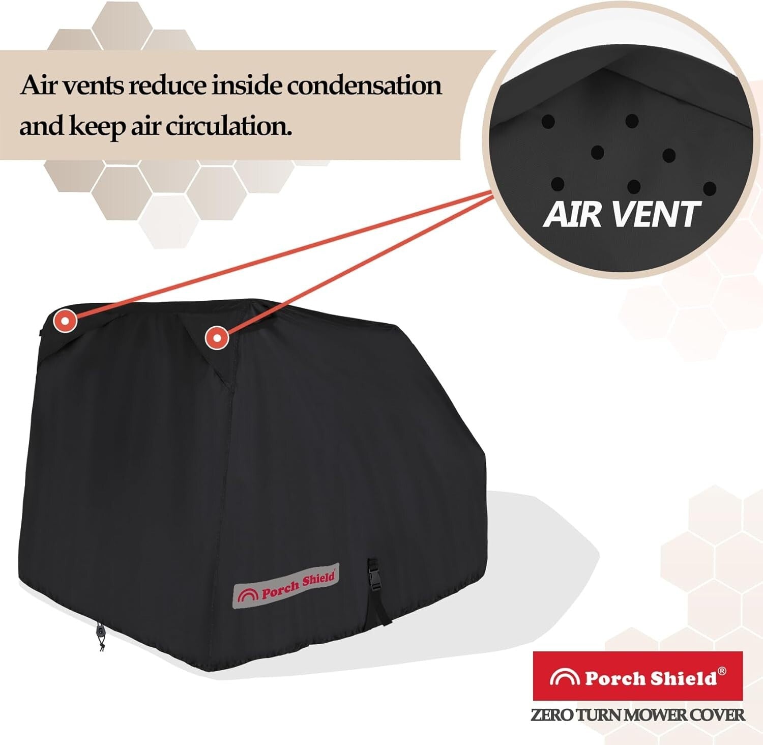 Universal Waterproof Lawn Tractor Cover for Zero Turn Mowers - Snug Fit Design