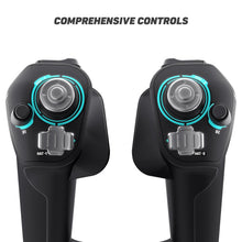 Load image into Gallery viewer, Universal Flight Control System - 180° Yoke with Throttle Quadrant &amp; Trim Wheel