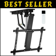 Load image into Gallery viewer, Electric Adjustable Ceiling TV Mount for 32-70 Inch TVs - Remote Control &amp; Sp...
