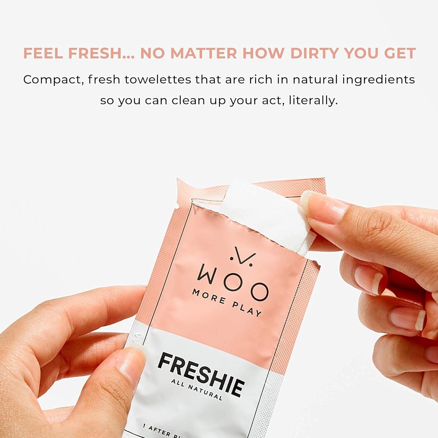 Freshies All-Natural Feminine Intimacy Wipes - 30 Count with Aloe Vera & Coconut