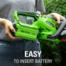 Load image into Gallery viewer, Professional 40V Cordless Hedge Trimmer with Steel Blades - Easy Maneuverability