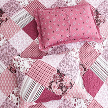 Load image into Gallery viewer, Elegant Floral King Bedspread Set - Lightweight &amp; Hypoallergenic, 3-Piece