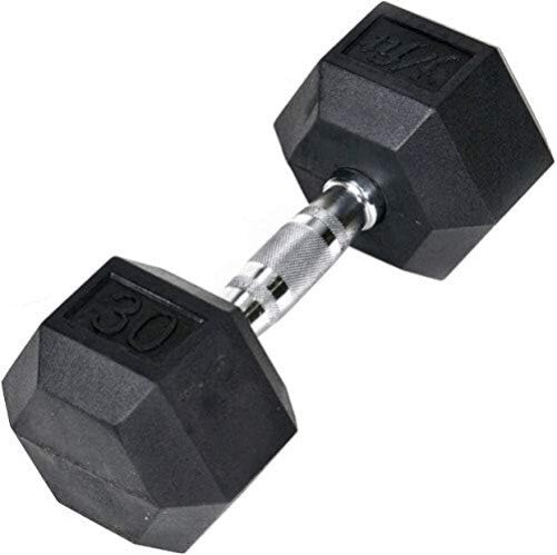 Ergonomic 30 lb Hex Dumbbell - Perfect for Weight Training and Muscle Toning