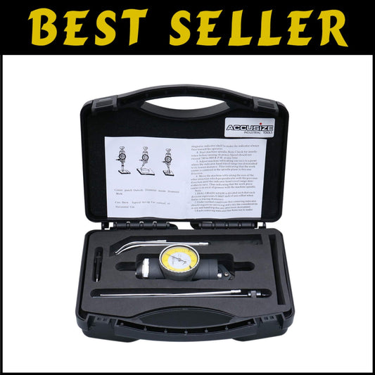 Versatile Co-Ax Centering Indicator with Yellow Dial & Fitted Case - 1.54 lbs