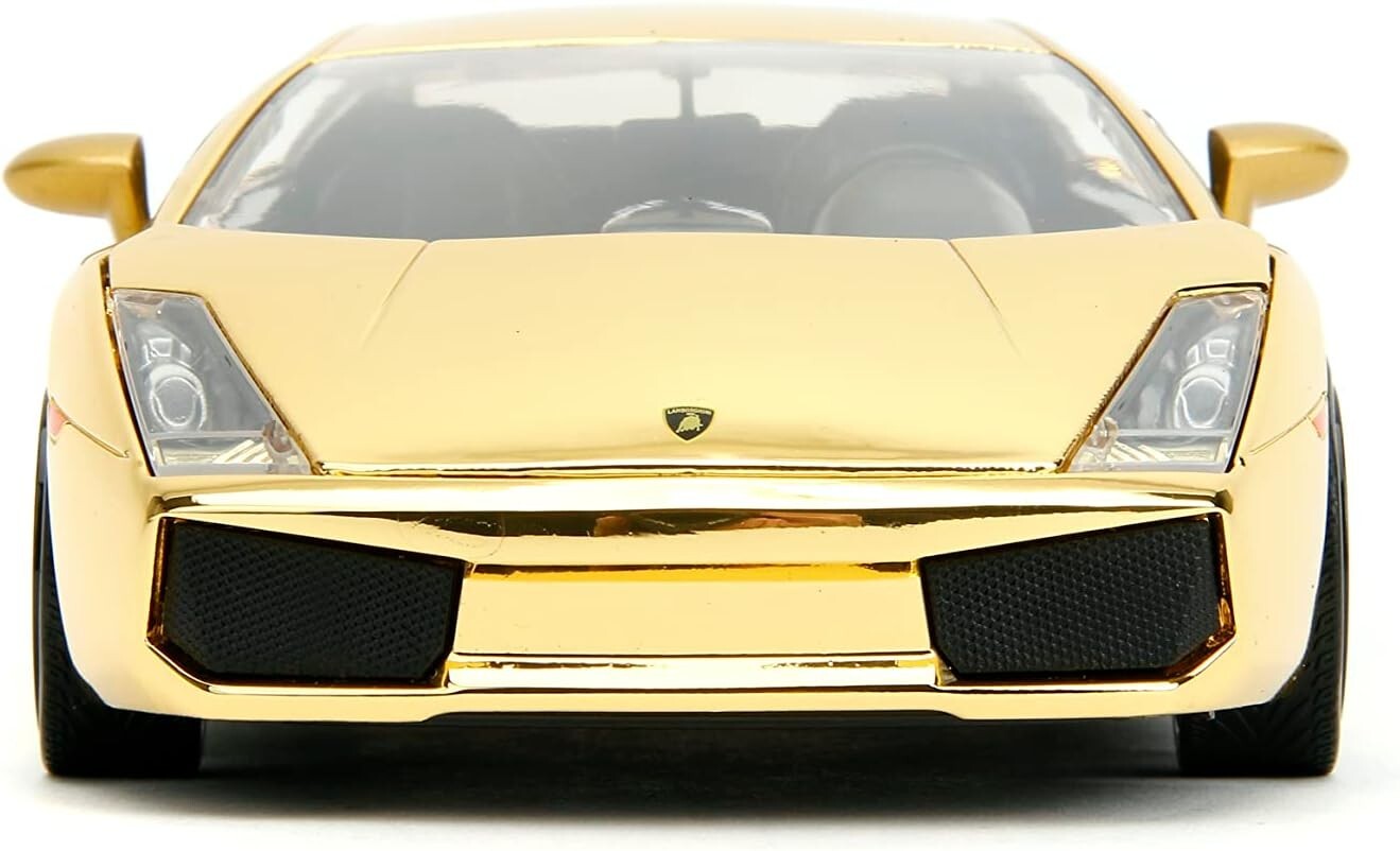Fast & Furious Gold Chrome Lamborghini Gallardo Collector's Die-Cast Car - 1:24