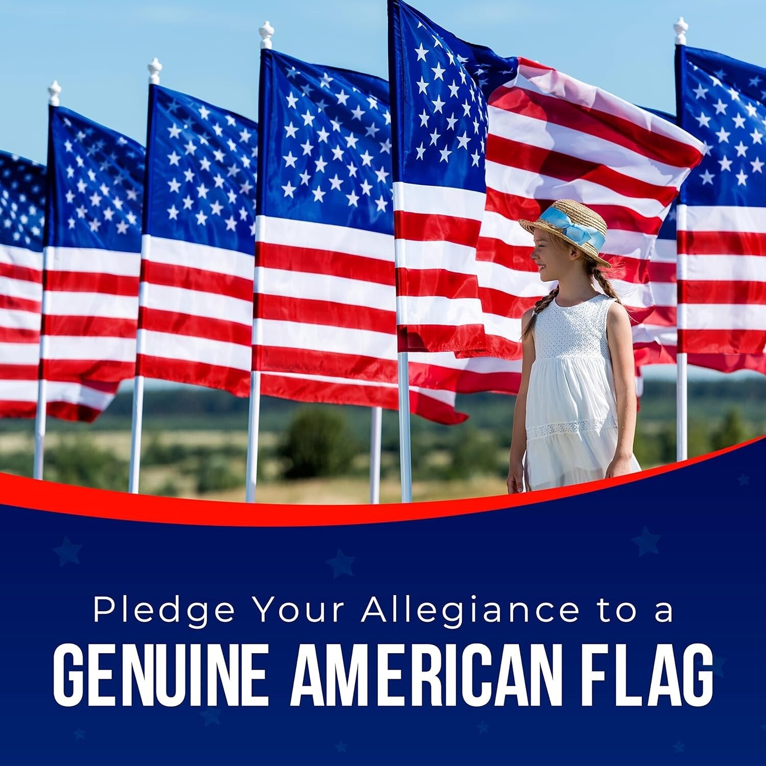 Versatile Indoor/Outdoor 4x6 American Flag - Reinforced & Embroidered Features