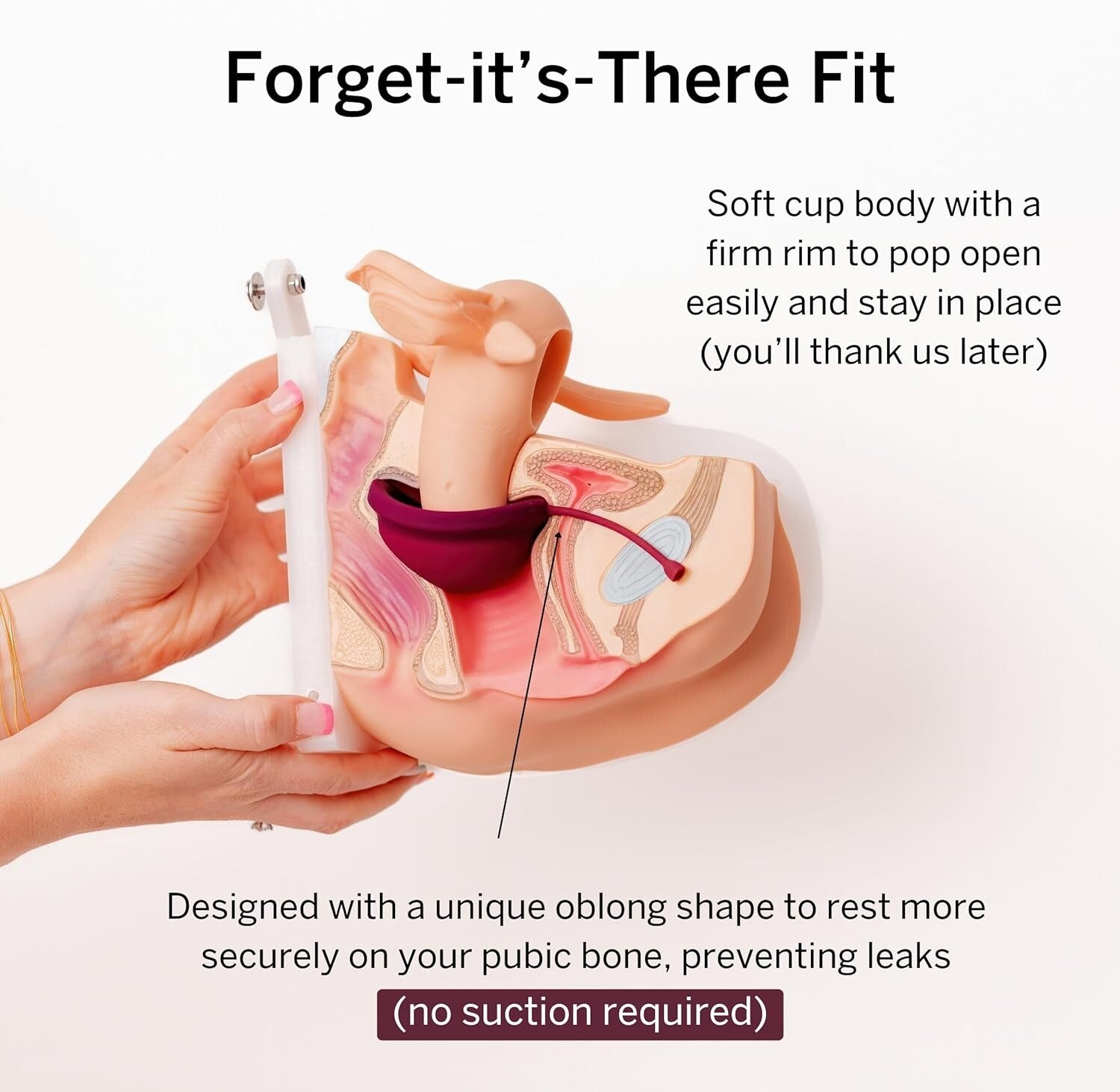 Effortless Insertion Applicator with 2 Soft Silicone Menstrual Discs – No Toxins
