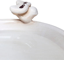 Load image into Gallery viewer, 25" Antique Ceramic Birdbath with Bird Figurines - Rustic Outdoor Décor