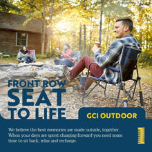 Load image into Gallery viewer, Durable Folding Rocking Chair with Mesh Backrest - Perfect for Camping &amp; Events