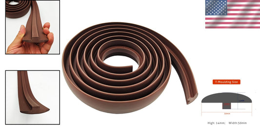 Environmentally Friendly T-Molding Strips - Waterproof & Paintable - 118" Long