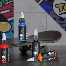 Load image into Gallery viewer, Professional Tattoo Ink Pigment Kit - 14 Colors, 1 fl oz Bottles for Skin Art