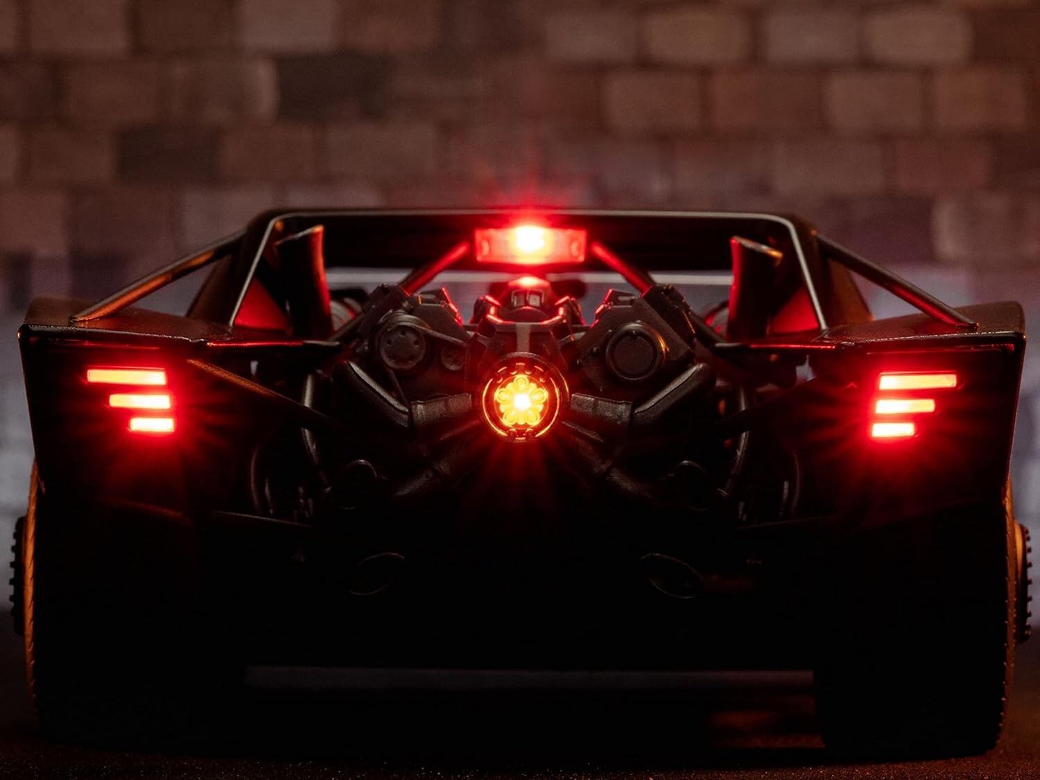 1:18 Batman Batmobile with Lights & 3.75" Figure - Must-Have for Collectors