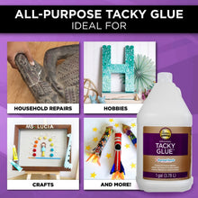 Load image into Gallery viewer, 128 Oz Tacky Glue - Heavy-Duty Adhesive for School, Wall Repair, and Crafts