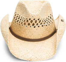 Load image into Gallery viewer, Summer Essential: Men's Straw Hat with 3 1/2 Inch Brim &amp; Cooling Ventilation