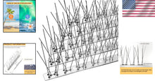 Load image into Gallery viewer, Weather-Resistant Bird Deterrent Spikes - 73.7 Feet, Ideal for Roofs and Gutters
