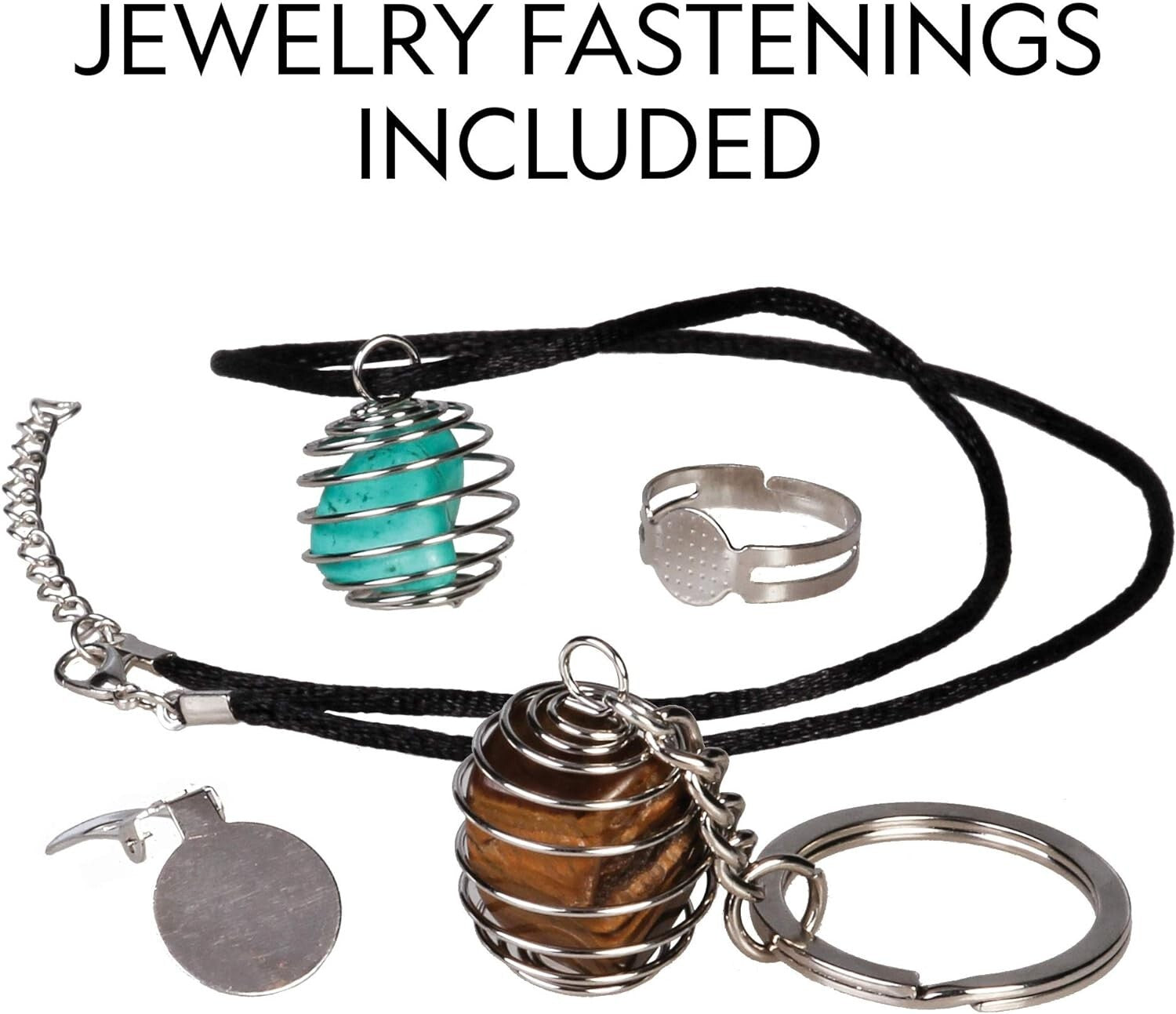 Educational Rock Tumbler Refill Kit - 3lbs Rough Stones & Crafting Supplies