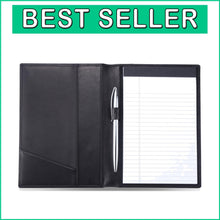 Load image into Gallery viewer, Handmade Italian Calfskin Business Portfolio Notebook Folder, Luxurious Gift