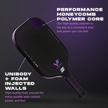 Load image into Gallery viewer, Lightweight 16mm Foam Injected Pickleball Paddle - Durable Carbon Fiber Design