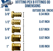 Load image into Gallery viewer, 20-Pack 1/2" PEX Brass Ball Valves Hot &amp; Cold for Reliable Plumbing Solutions