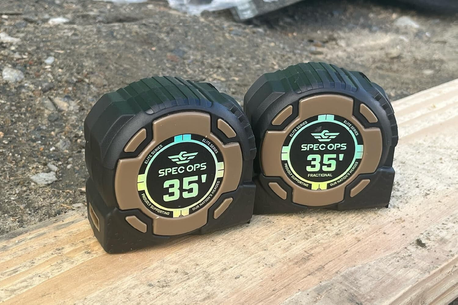 Elite Series 35-Foot Magnetic Tape Measure with Double-Sided Blade & Fraction...