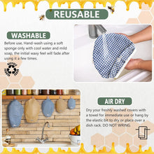 Load image into Gallery viewer, Improved Beeswax Bowl Covers - Eco-Conscious Kitchen Essentials in 5 Sizes