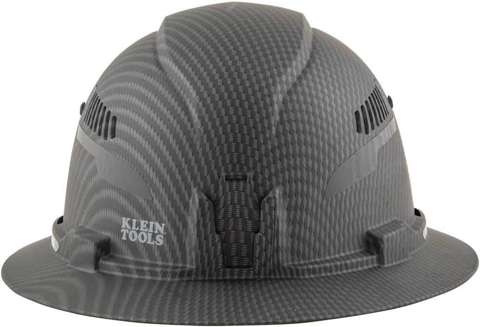 Durable PC/ABS Full Brim Hard Hat with Stylish KARBN Pattern for Professionals