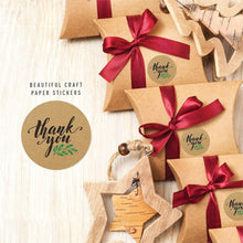 Load image into Gallery viewer, 10000 Kraft Thank You Stickers - Elegant 1 Inch Round Labels for Your Business
