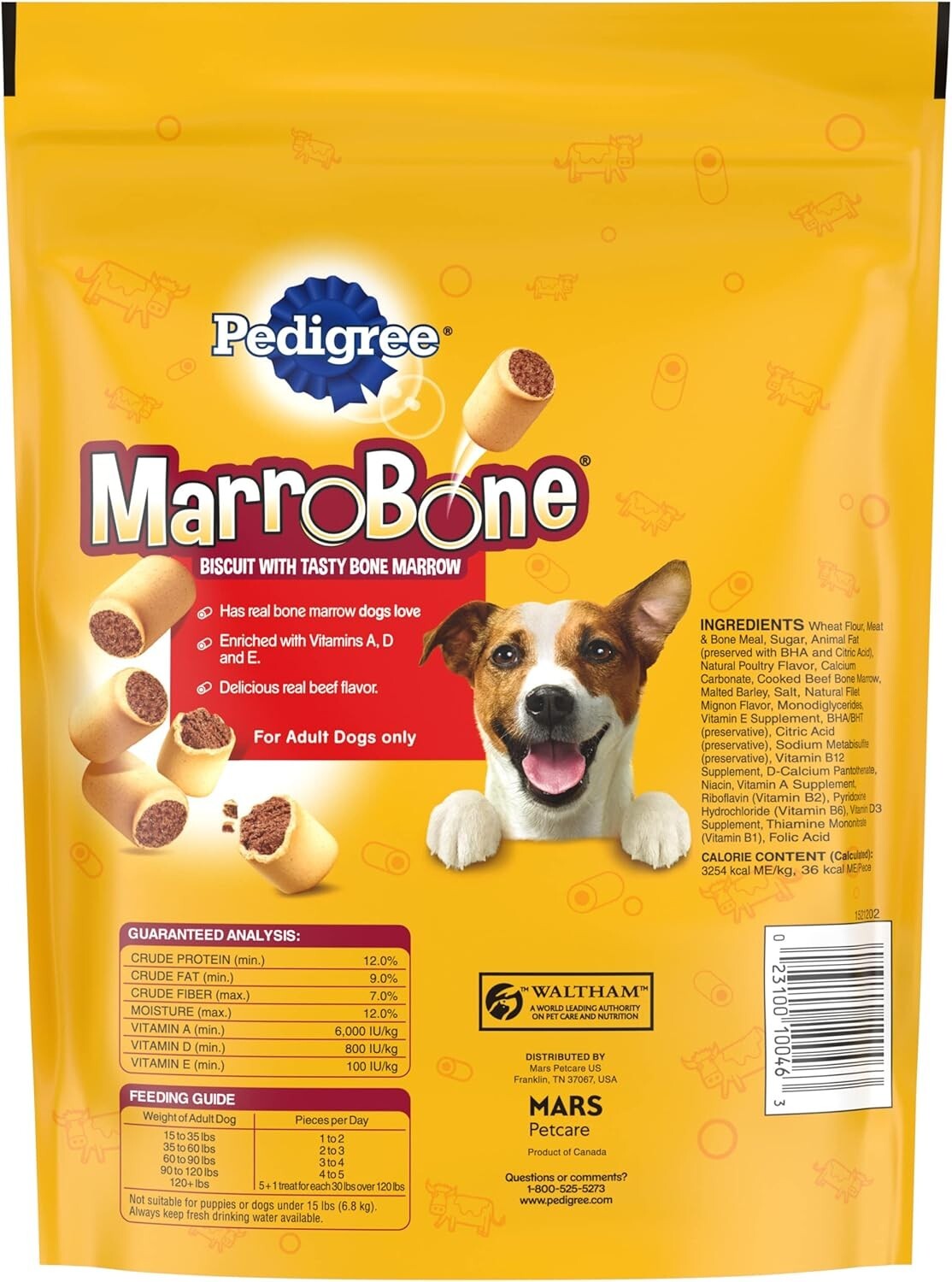 Delicious Beef Bone Marrow Dog Treats - 8-Pack for Healthy Canines, 1.5 lb Each