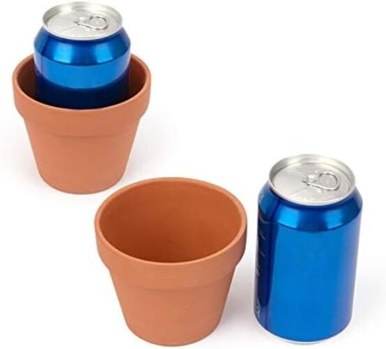 Premium Clay Nursery Pots 26-Pack with Drainage - Ideal for Succulent Displays