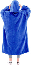 Load image into Gallery viewer, Thick Flannel Wearable Blanket Sweatshirt - Perfect Gift for All Occasions