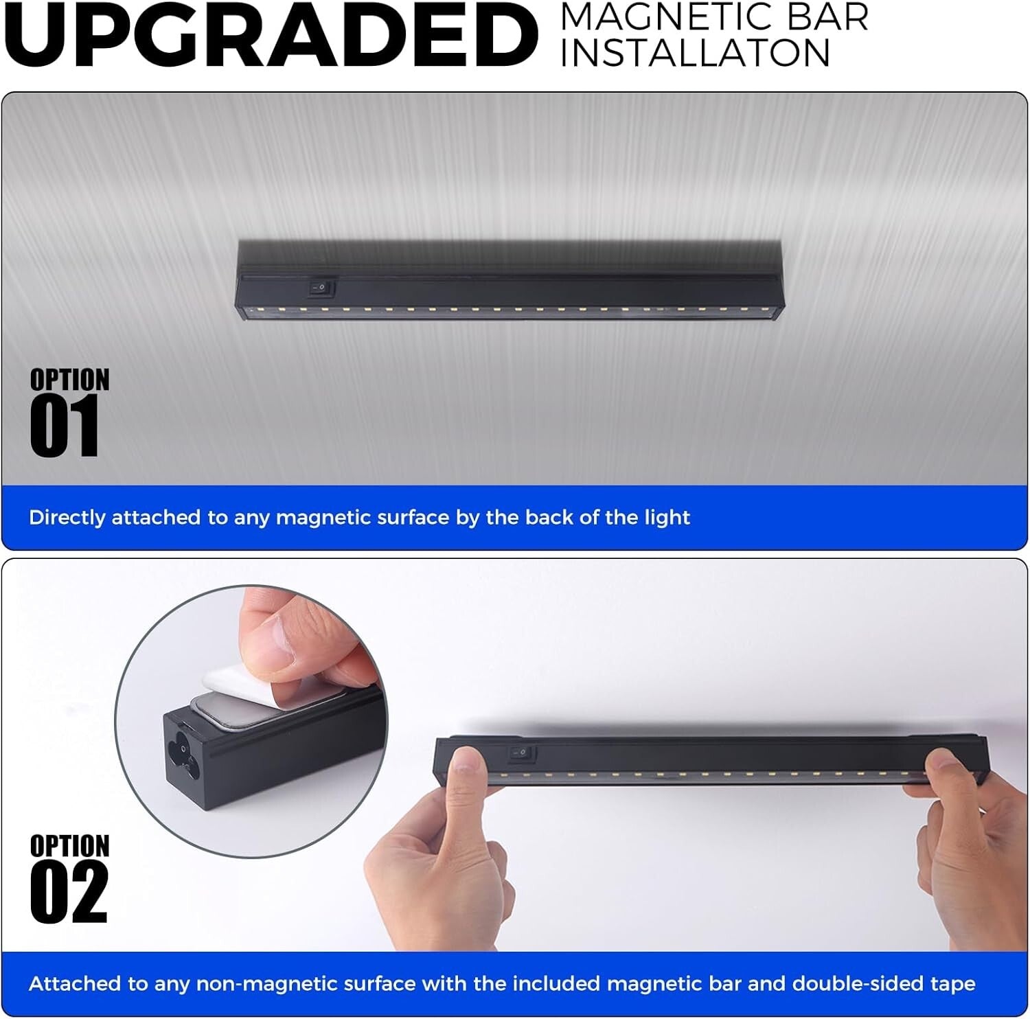 1ft Full Spectrum Grow Light Strips - Modern Yellow LED for Indoor Plant Growth