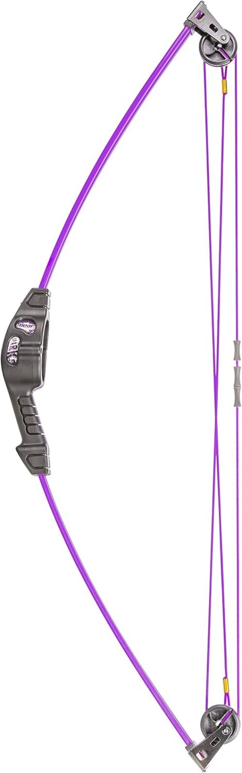 Lightweight Youth Bow Set with Whisker Biscuit, Ideal for Ages 5-10 - Flo Purple