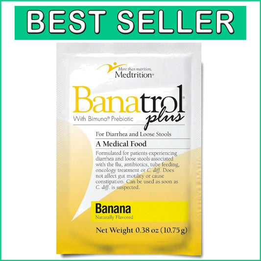 Banatrol Natural Anti-Diarrheal Powder with Prebiotics - 25 Servings of Relief