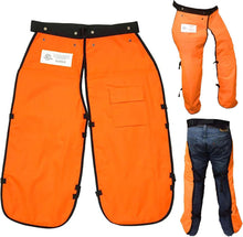 Load image into Gallery viewer, Professional Chainsaw Chaps - Lightweight, Water &amp; Oil-Resistant Gear, 35 in