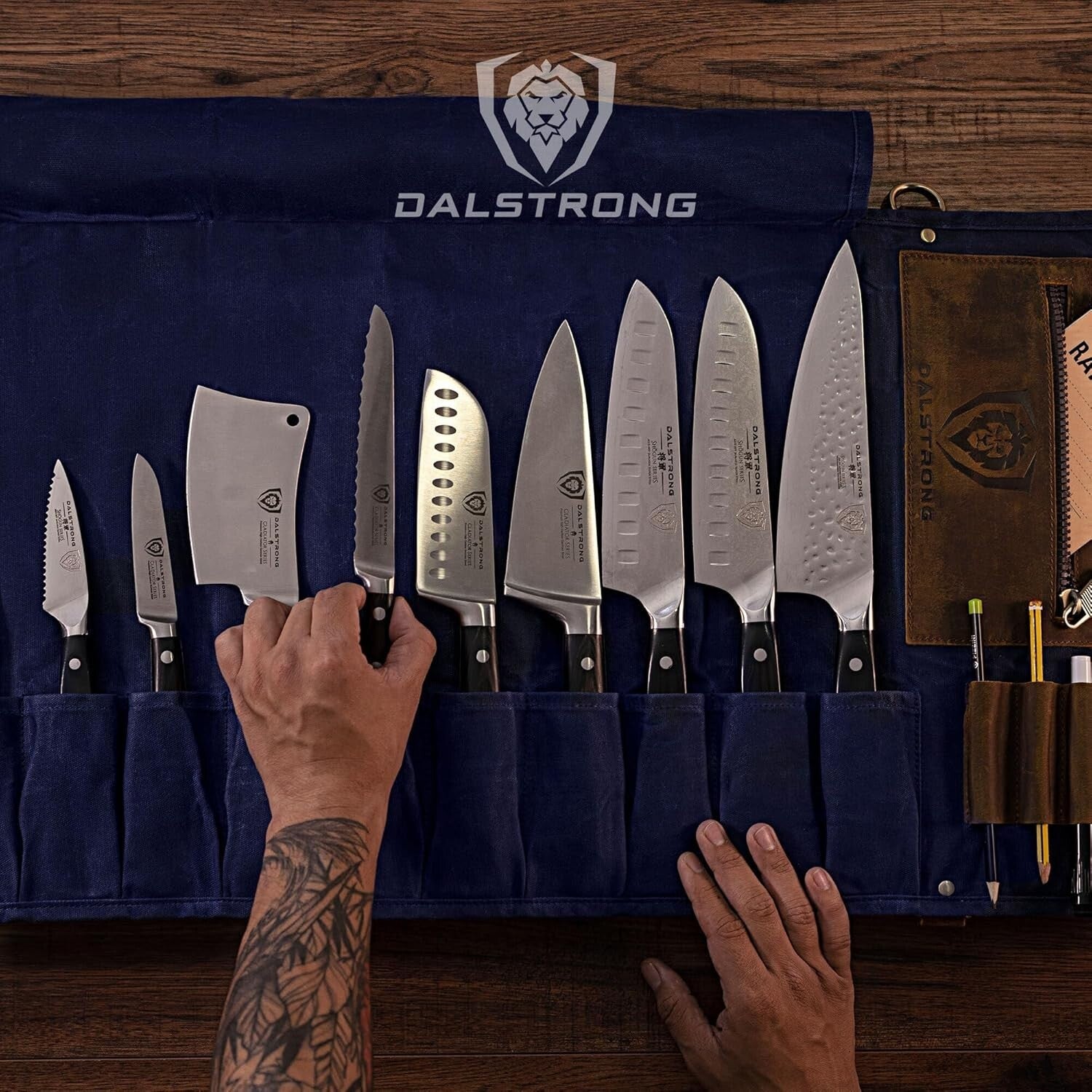 Nomad Knife Wrap Roll - Travel Storage with 13 Pockets for Culinary Adventurers