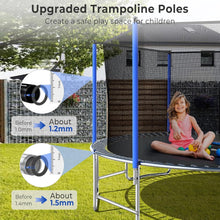 Load image into Gallery viewer, Upgraded 16FT Trampoline for Kids - Includes Sprinkler, Light &amp; Game Hoop