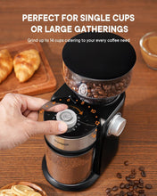 Load image into Gallery viewer, Versatile Electric Burr Grinder: 16 Custom Grind Levels for Perfect Coffee