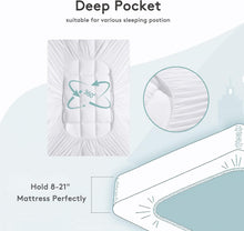 Load image into Gallery viewer, Queen Mattress Topper with 400TC Cooling Fabric - Relief for Back Pain